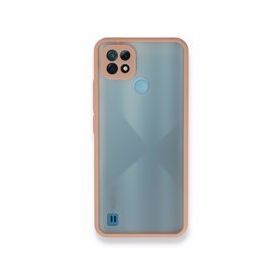 Realme C21 Montreal Silikon Kapak Pembe Kılıf