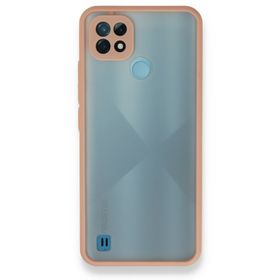 Realme C21 Montreal Silikon Kapak Pembe Kılıf
