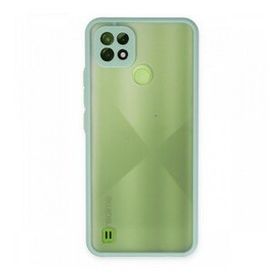 Realme C21 Montreal Silikon Kapak Turkuaz Kılıf
