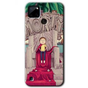 Realme C21 Morty Baskılı Uyumlu Silikon Kılıf