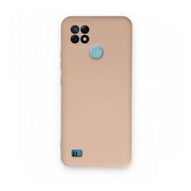 Realme C21 Nano İçi Kadife Silikon Pudra Kılıf