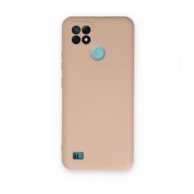 Realme C21 Nano İçi Kadife Silikon Pudra Kılıf