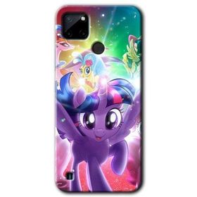 Realme C21 Pony Baskılı Uyumlu Silikon Kılıf
