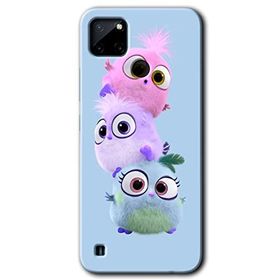 Realme C21 Puffy Baskılı Uyumlu Silikon Kılıf