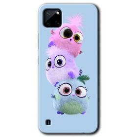 Realme C21 Puffy Baskılı Uyumlu Silikon Kılıf