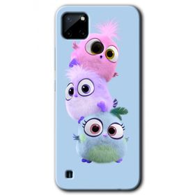 Realme C21 Puffy Baskılı Uyumlu Silikon Kılıf