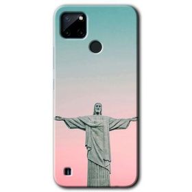 Realme C21 Rio Baskılı Uyumlu Silikon Kılıf