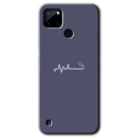 Realme C21 Sigara Zararlıdır Baskılı Uyumlu Silikon Kılıf