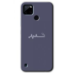 Realme C21 Sigara Zararlıdır Baskılı Uyumlu Silikon Kılıf