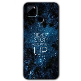 Realme C21 Stars Wallpaper Baskılı Uyumlu Silikon Kılıf