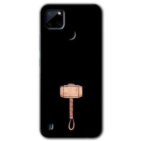 Realme C21 Thor Çekiç Baskılı Uyumlu Silikon Kılıf