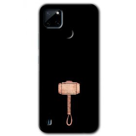 Realme C21 Thor Çekiç Baskılı Uyumlu Silikon Kılıf