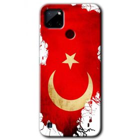 Realme C21 Türkiyem Baskılı Uyumlu Silikon Kılıf