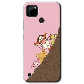 Realme C21 Winnie the Pooh Baskılı Uyumlu Silikon Kılıf
