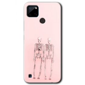 Realme C21 Yaşayan Çift Baskılı Uyumlu Silikon Kılıf