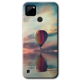 Realme C21 Zeplin Baskılı Uyumlu Silikon Kılıf