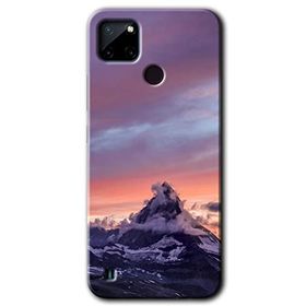 Realme C21 Zirve Baskılı Uyumlu Silikon Kılıf
