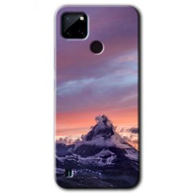 Realme C21 Zirve Baskılı Uyumlu Silikon Kılıf