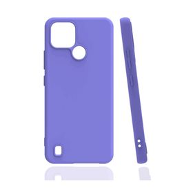 Realme C21Y Lila Uyumlu Silikon Kılıf