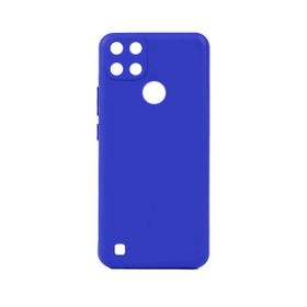 Realme C21Y Mavi Uyumlu Silikon Kılıf