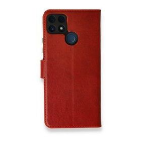 Realme C25 Kırmızı Trend S Plus Kapaklı Kılıf
