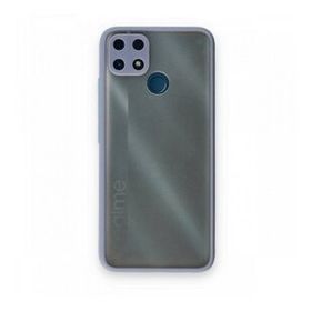 Realme C25 Montreal Silikon Kapak Gri Kılıf