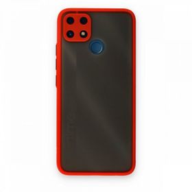 Realme C25 Montreal Silikon Kapak Kırmızı Kılıf
