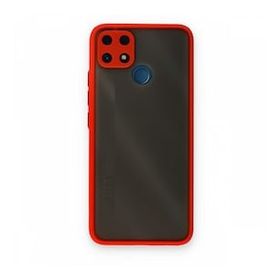Realme C25 Montreal Silikon Kapak Kırmızı Kılıf