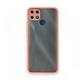 Realme C25 Montreal Silikon Kapak Pembe Kılıf