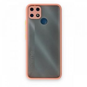 Realme C25 Montreal Silikon Kapak Pembe Kılıf