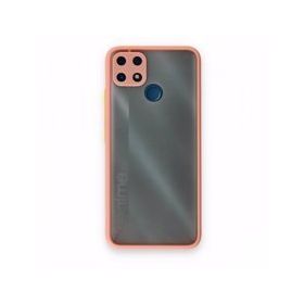 Realme C25 Montreal Silikon Kapak Pembe Kılıf