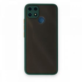 Realme C25 Montreal Silikon Kapak Yeşil Kılıf