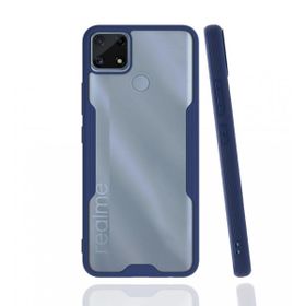 Realme C25 Platin Silikon Lacivert Kılıf