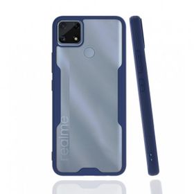 Realme C25 Platin Silikon Lacivert Kılıf