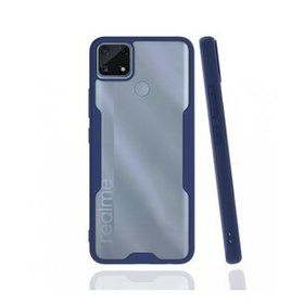 Realme C25 Platin Silikon Lacivert Kılıf