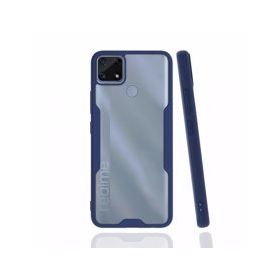 Realme C25 Platin Silikon Lacivert Kılıf