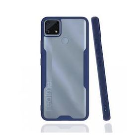 Realme C25 Platin Silikon Lacivert Kılıf