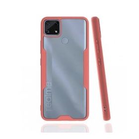 Realme C25 Platin Silikon Pembe Kılıf