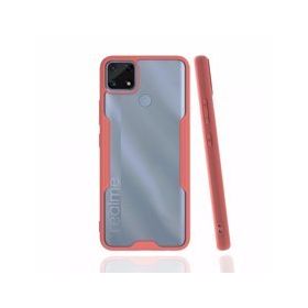 Realme C25 Platin Silikon Pembe Kılıf