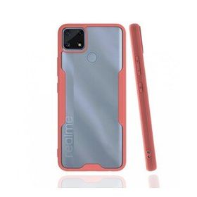 Realme C25 Platin Silikon Pembe Kılıf