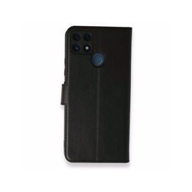 Realme C25 Trend S Plus Kapaklı Siyah Kılıf