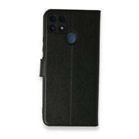 Realme C25 Trend S Plus Kapaklı Siyah Kılıf