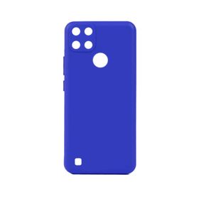 Realme C25Y Mavi Uyumlu Silikon Kılıf