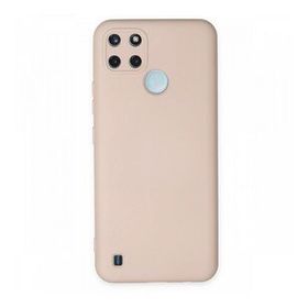 Realme C25Y Nano İçi Kadife Silikon Pudra Kılıf