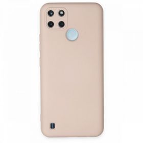 Realme C25Y Nano İçi Kadife Silikon Pudra Kılıf