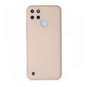 Realme C25Y Nano İçi Kadife Silikon Pudra Kılıf