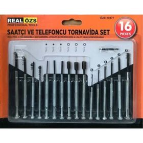 Realözs 16 Parça Saatçı ve Telefoncu Tornavida Seti