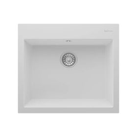 RealStone K002 Didyma 58 Beyaz Granit Eviye