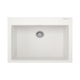 RealStone K002 Didyma 58 Granit Beyaz 60x53 cm Tezgah Üstü Eviye