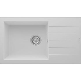 RealStone P010 Assos 76 Xl Beyaz Granit 76X43.5 cm Mutfak Eviyesi